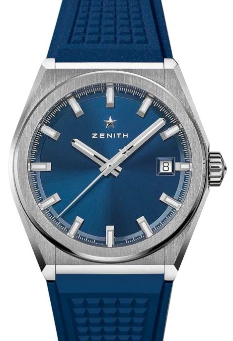 Zenith Defy Classic Titanium Blue Dial & Rubber Strap 95.9000.670/51.R790 - BRAND NEW
