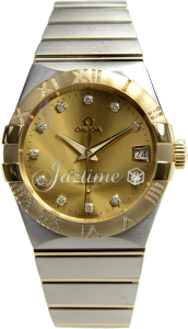 OMEGA 123.25.38.21.58.002 CONSTELLATION CO-AXIAL 38mm STEEL AND YELLOW GOLD - BRAND NEW