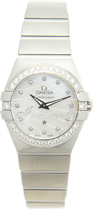 Omega 123.15.24.60.55.006 Constellation Quartz 24mm Steel BRAND NEW