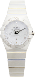 Omega 123.10.24.60.55.004 Constellation Quartz 24mm Stainless Steel BRAND NEW