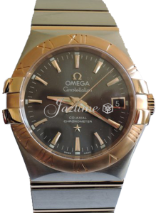 OMEGA 123.20.35.20.06.002 CONSTELLATION CO-AXIAL 35mm STEEL AND RED GOLD - BRAND NEW