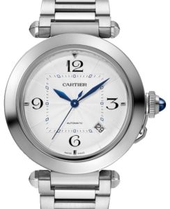 Cartier Pasha De Cartier Steel 41mm Silver Dial WSPA0009