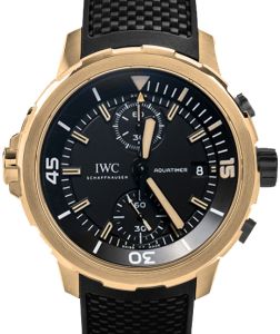 IWC Schaffhausen IW379503 Aquatimer Chronograph Edition Expedition Charles Darwin Black Index Bronze Black Rubber Chronograph 44mm Automatic